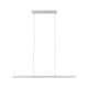 LED Pendelleuchte Lento CCT-Dimmbar 2700-6000K Weiß in modernem Design, höhenverstellbar und mit Chrom matt. 