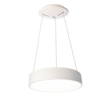 LED Pendel Loop 45cm ring 1100lm dæmpbar varm hvid med minimalistisk look og opal cover.
