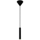 LED Pendelleuchte Omari in modernem, minimalistischem Design mit schwarzem Finish.