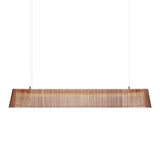Lâmpada pendente LED Owalo 7000 feita de madeira 100cm