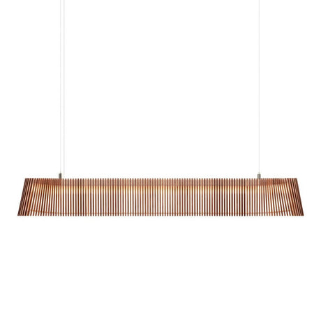 LED pendant lamp owalo 7000 made of wood 100cm