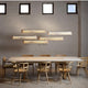 LED Pendelleuchte Owalo 7000 aus Holz 100cm