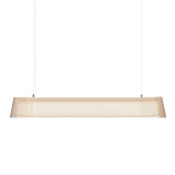 Lâmpada pendente LED Owalo 7000 feita de madeira 100cm