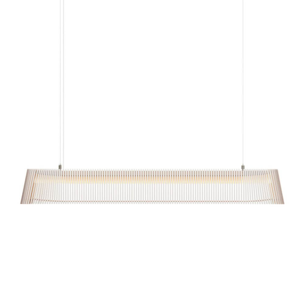 Lâmpada pendente LED Owalo 7000 feita de madeira 100cm