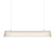LED Pendelleuchte Owalo 7000 aus Holz 100cm