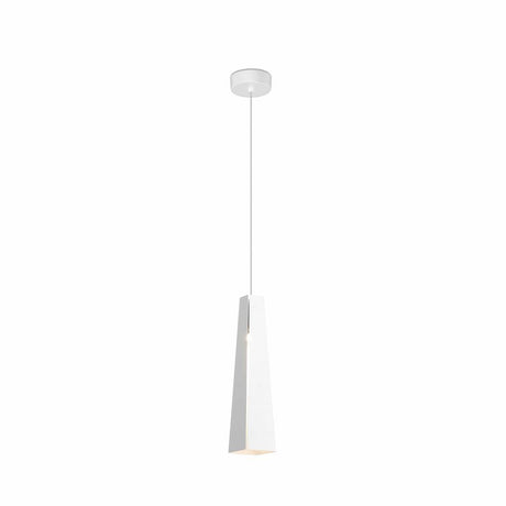 LED Pendelleuchte PLUMA 6W 3000K Weiß in modernem Design, ideal für zeitgemäße Innenräume.