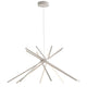 LED Pendelleuchte Shanghai Weiß mit geraden LED-Stäben in modernem Design und eleganter Ausstrahlung.