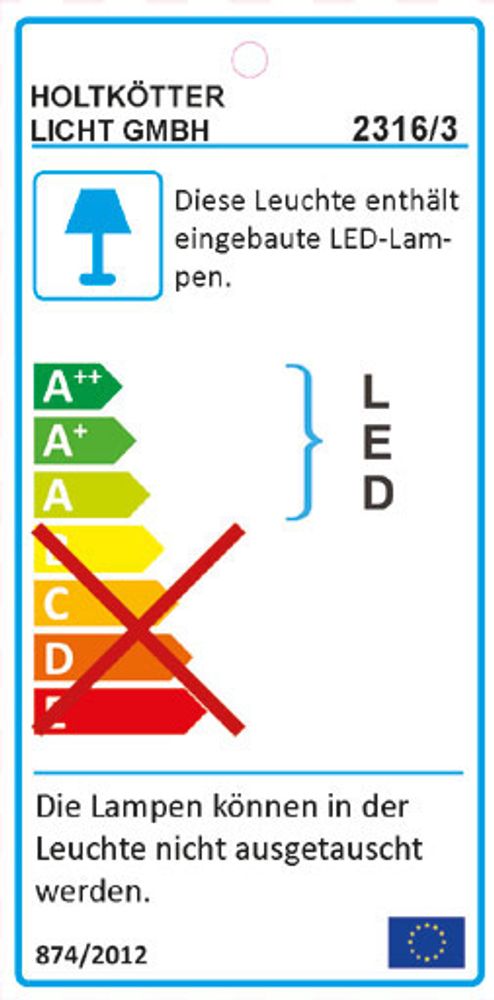 Luce a ciondolo a LED Xena 120 cm Train integrato