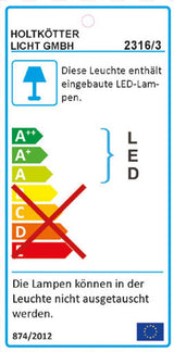 Luce a ciondolo a LED Xena 120 cm Train integrato