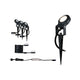 LED Plug & Shine Spot Sting Basisset Dimmbar IP67 24V 3000K 3x6W Starterset mit drei Erdspießen und Trafo.