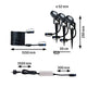 LED Plug & Shine Spot Sting Basisset Dimmbar IP67 24V 3000K 3x6W Set mit drei Spießen, Trafo und Kabel.