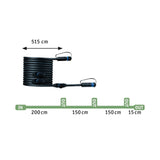 LED Plug & Shine set básico SpotlightPike 5m cable + transformador 24V