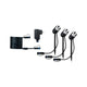 LED Plug & Shine Basis-Set SpotlightPike 5m Kabel + Trafo 24V mit drei Erdspießen und Trafo für Gartenbeleuchtung