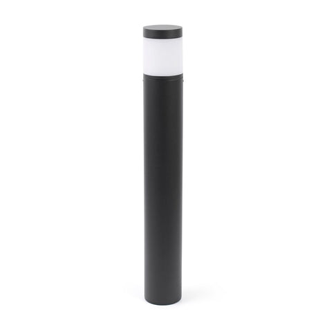 LED Lampe borne PLIM 2 10W 3000K IP65 gris foncé au design minimaliste.