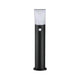 LED Sensor- Pollerleuchte Adya Anthrazit IP54 mit Bewegungsmelder und diffusem Licht für sichere Ausleuchtung.