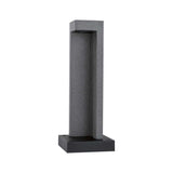 LED bollard lamp concrea black sandstone concrete IP65