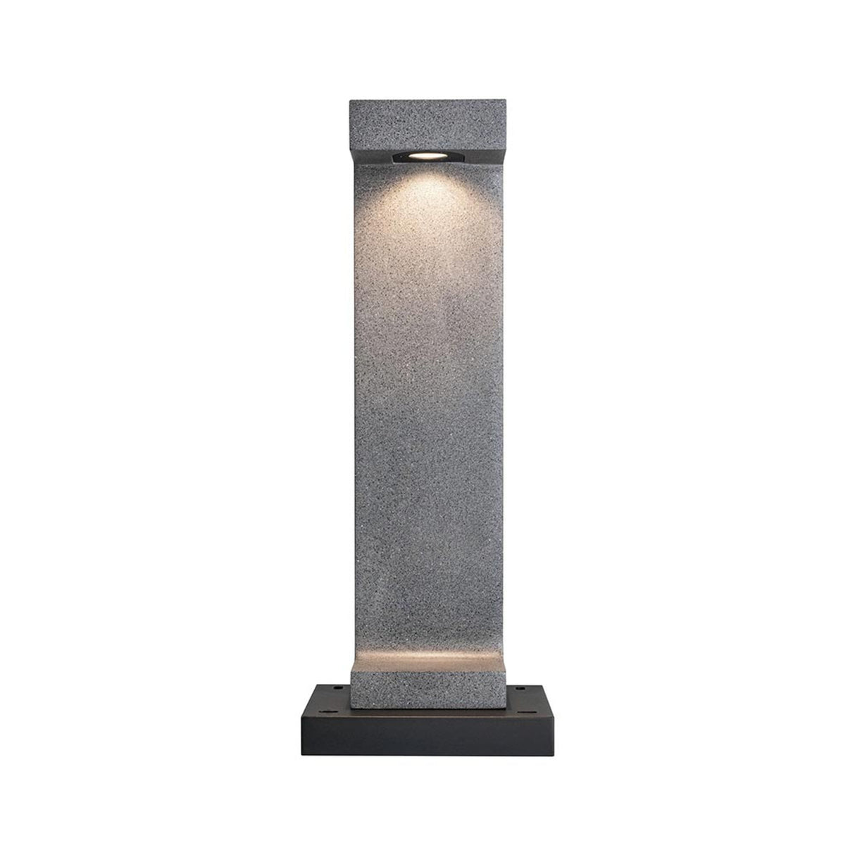 LED Beton Pollerleuchte Concrea Dunkler Sandstein IP65