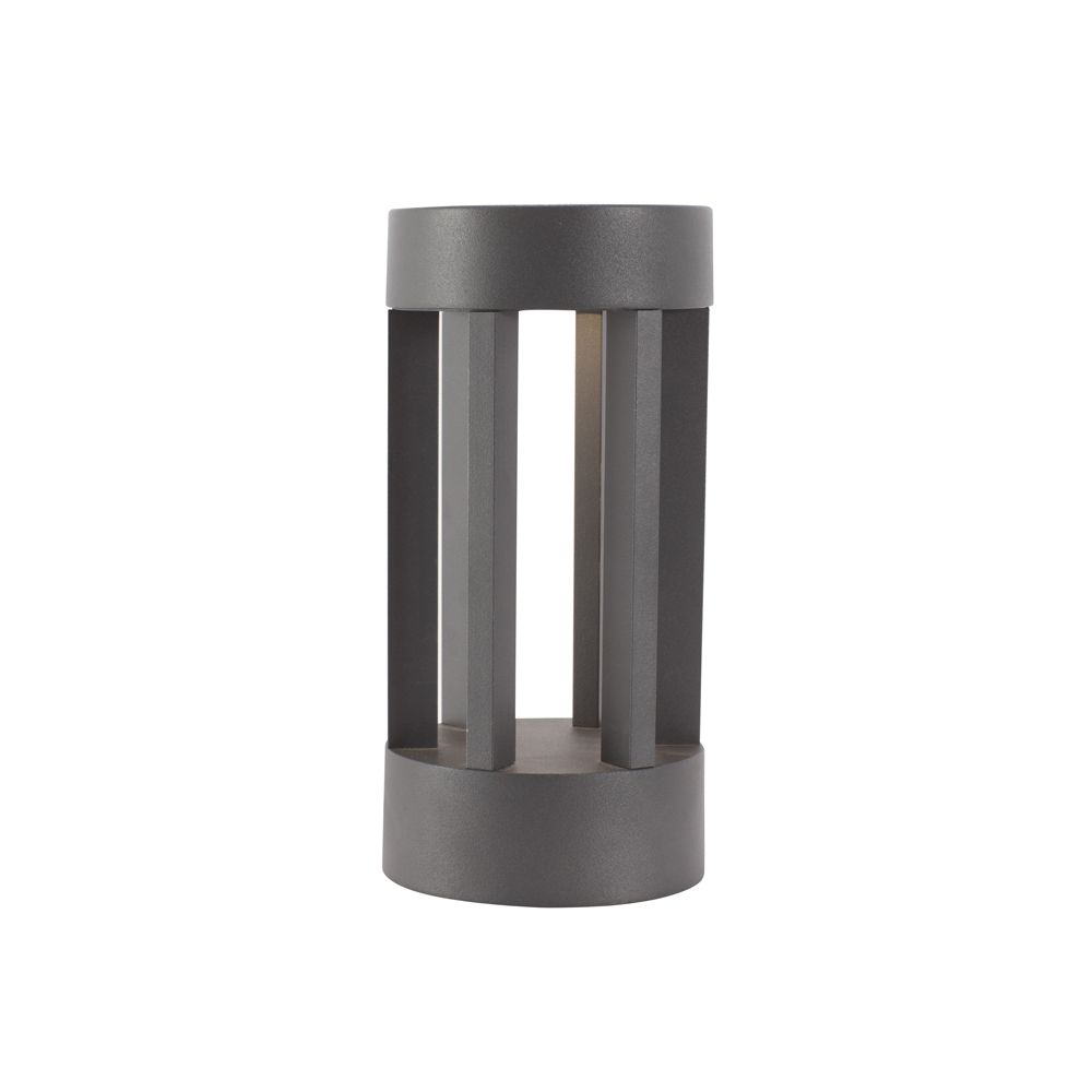 Led bollard lamp Dorvora 22cm dark gray