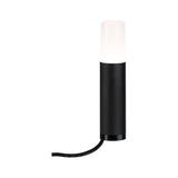 LED Wegleuchte Flarea in Schwarz Alu, Höhe 20cm, IP65, strahlwassergeschützt, warmweißes Licht, ideal für Wege und Einfahrten.