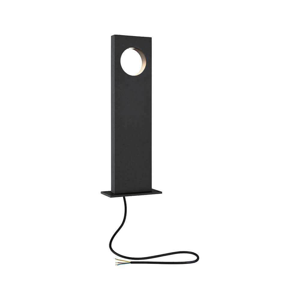 LED Pollerleuchte Ivo Grau Metall IP65