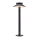 LED Pollerleuchte Justina Solar IP44 mit klassischem Design für Gartenwege und Einfahrten.