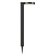 LED Pollerleuchte Rica Round Solar IP44 mit modernem Design und Bewegungssensor.