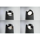 LED Bollard Lamp Swivea antrasiitti