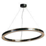 LED Ring-Hängelampe Esmee Ø 100cm Gunmetal