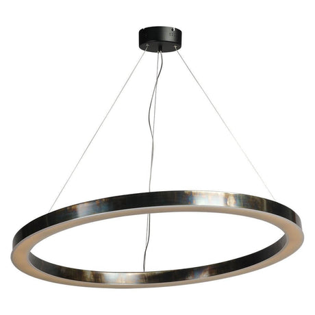 LED -ring hängande lampa Esmee Ø 100 cm Gunmetal