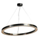 LED Ring-Hängelampe Esmee Ø 100cm Gunmetal