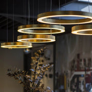 LED Ring-Hängelampe Esmee Ø 100cm Gunmetal moderne LED-Ring-Pendelleuchte mit elegantem Gunmetal-Finish