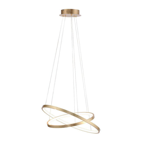 LED Hängeleuchte Circle Ø 50cm moderne LED Pendelleuchte mit warmweißem Licht und elegantem Ringdesign