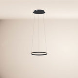 s.luce LED-pendellampa med ring Ø 40cm