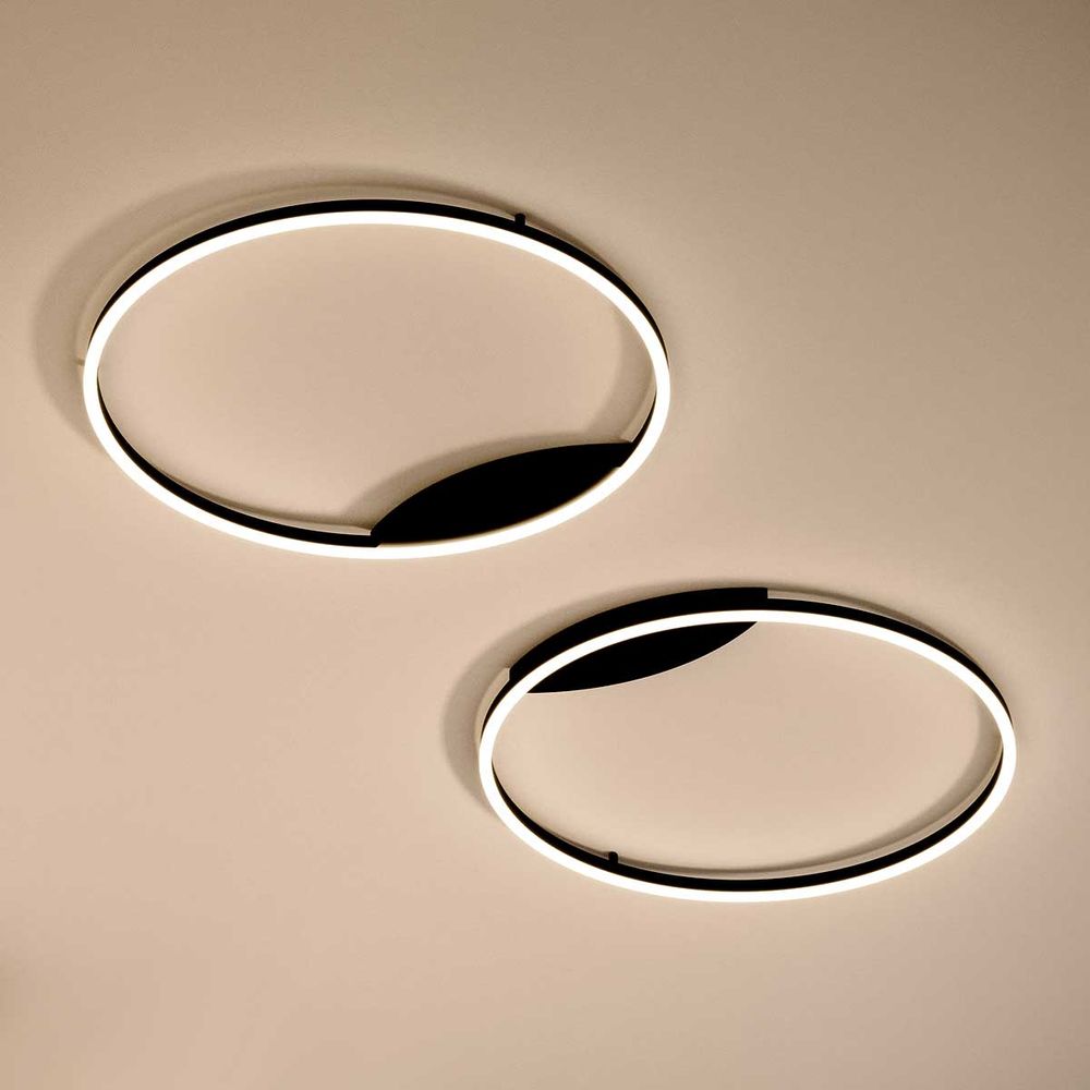 LED Ring Wandlampe & Deckenleuchte Dimmbar modern rund s.luce