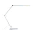 LED Schreibtischleuchte FlexBar Weiß mit flexiblem Arm, 3-Stufen-Dimmer und Touchdimmer für individuelles Licht.