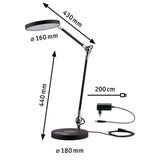 Lampada da scrivania a LED Numis Ricarica induttiva Dimmabile + CCT IP65