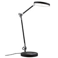 LED Schreibtischlampe Numis mit induktivem Laden, dimmbar und einstellbarem Licht, in Schwarz.