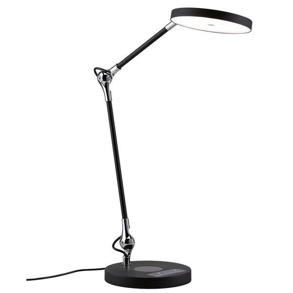 LED Schreibtischlampe Numis Induktives Laden Dimmbar + CCT IP65 mit flexiblem Arm und modernem Design.