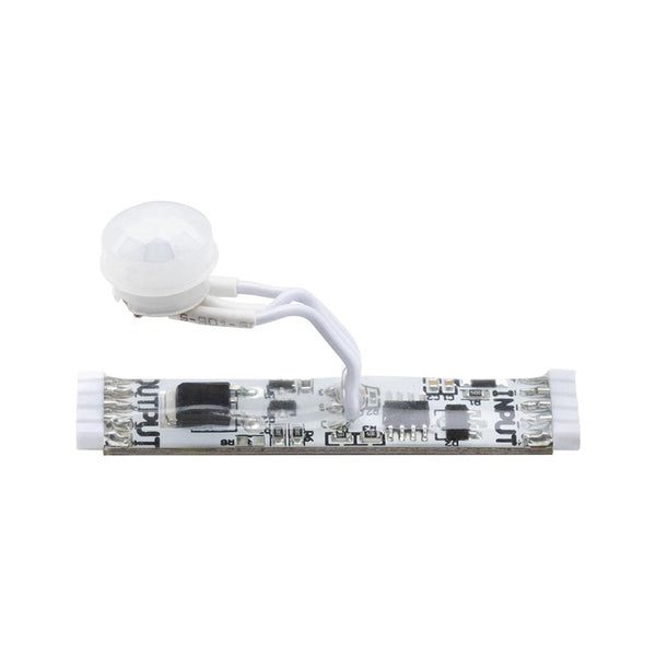 MaxLED Sensor PIR für Profile DC 24V Weiß: kompakter Bewegungsmelder für LED-Stripes mit Dämmerungssensor