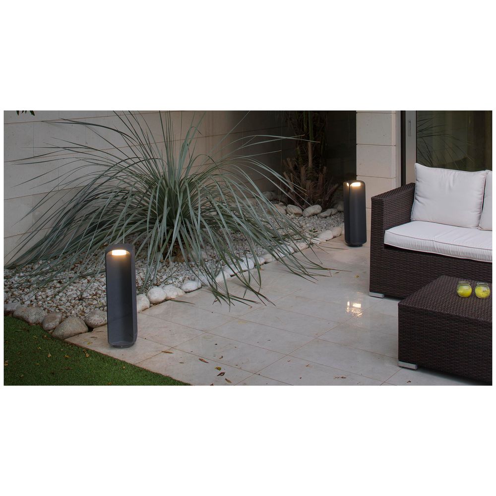 Lampe de base LED BU-OH 56cm IP65 Gris foncé