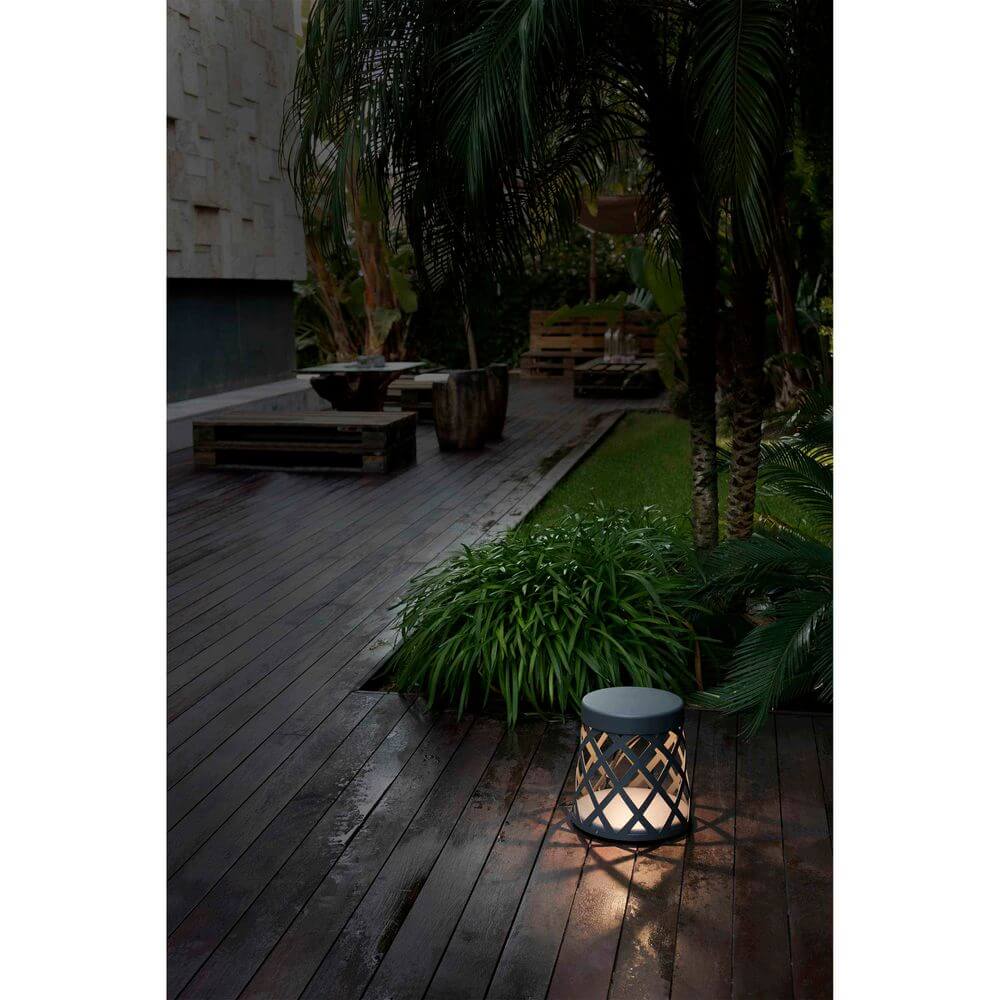 LED Sockellampe SHADOW IP65 Dunkelgrau