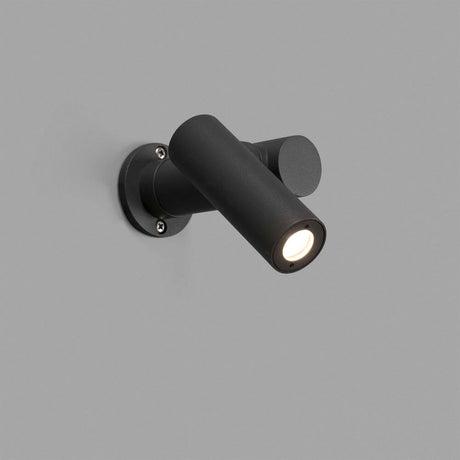 LED Projecteur pour mur et socle SPY-16W IP65 gris foncé monté sur un mur gris