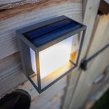 Lámpara solar de exterior Curtis LED con detector de movimiento
