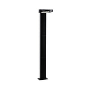 LED Solar Pollerleuchte Ryse mit Sensor IP44 3000K Anthrazit in modernem Design für Außenbereiche.
