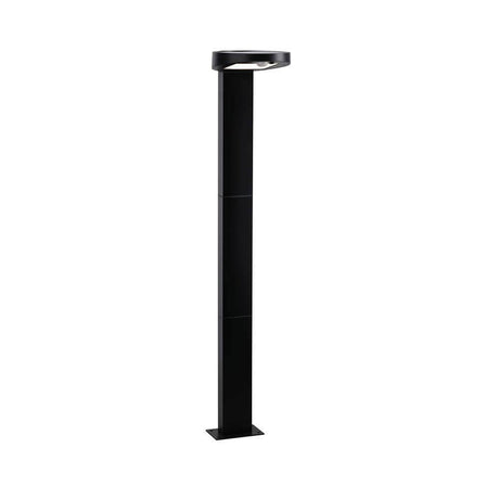 LED Solar Pollerleuchte Ryse mit Sensor IP44 3000K Anthrazit in modernem Design für Außenbereiche.