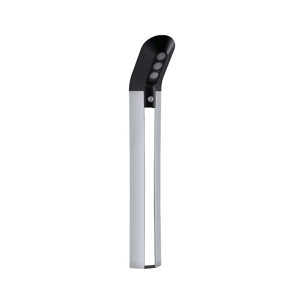 LED Solar Bollard Lamp Soley med sensor IP44 3000K Anthracite