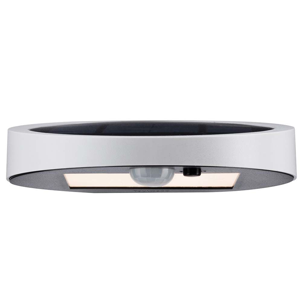 LED Solar Wall Lamp Ryse med rörelselarm IP44 3000K Vit