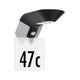 LED Solar Wandlampe Soley mit Bewegungsmelder IP44 3000K Anthrazit