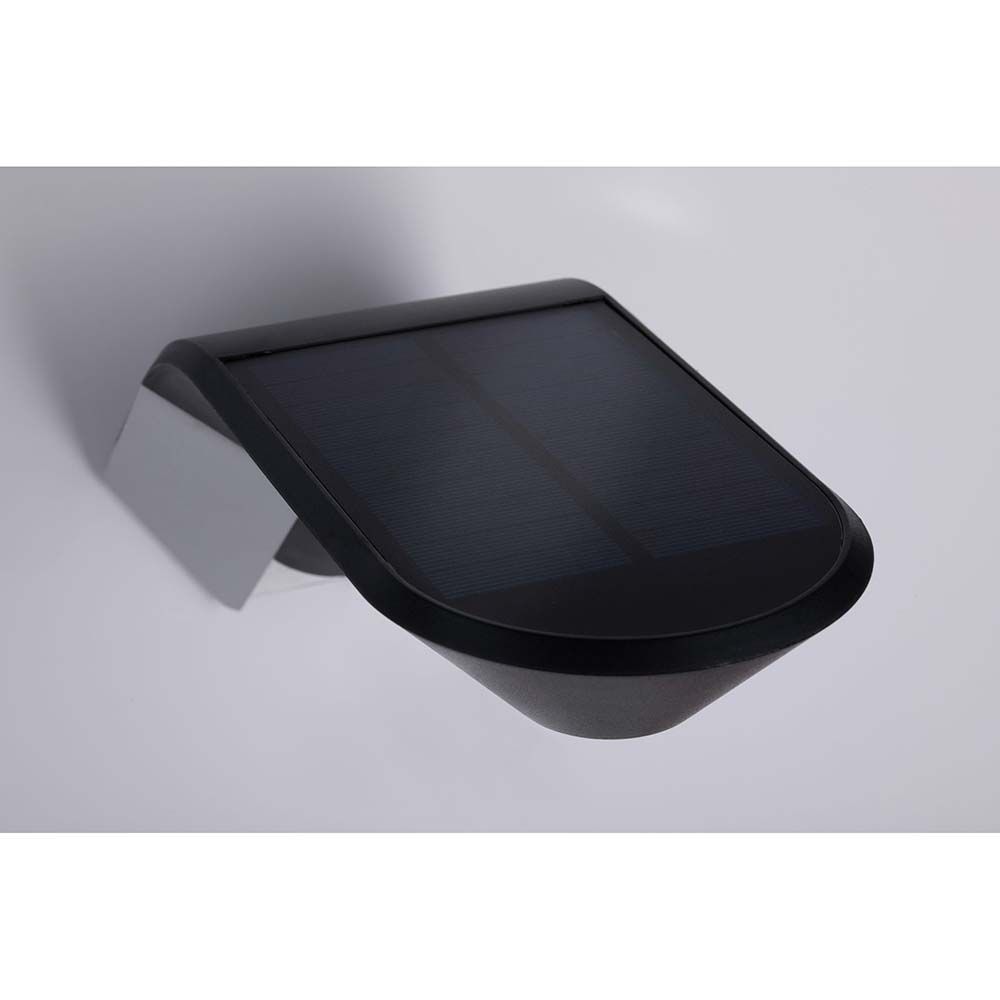 LED Solar Wall Lamp Soley med rörelsedetektor IP44 3000K Anthracite