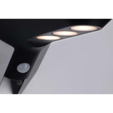 LED Solar Wall Lamp Soley med rörelsedetektor IP44 3000K Anthracite
